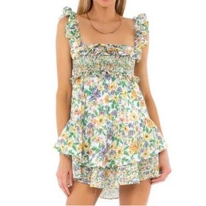 For Love & Lemons Riley Mini Dress - Size XS